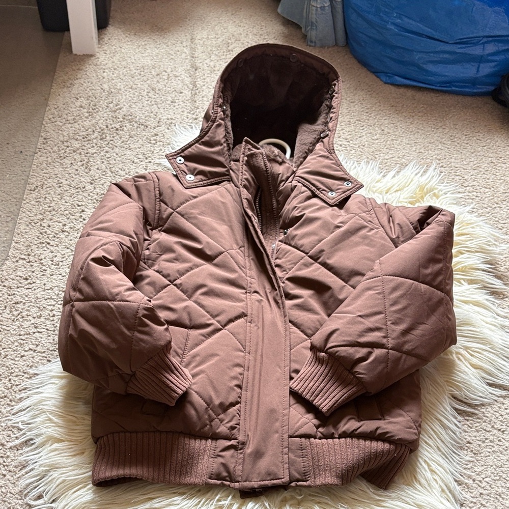 Abercrombie kids girls puffer jacket